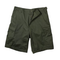 Olive Drab Rip-Stop Battle Dress Uniform Combat Shorts (S to XL)